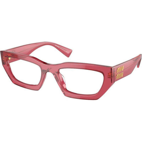 03XV, Transparent Bordeaux/Clear Lenses 53 Eye Size
