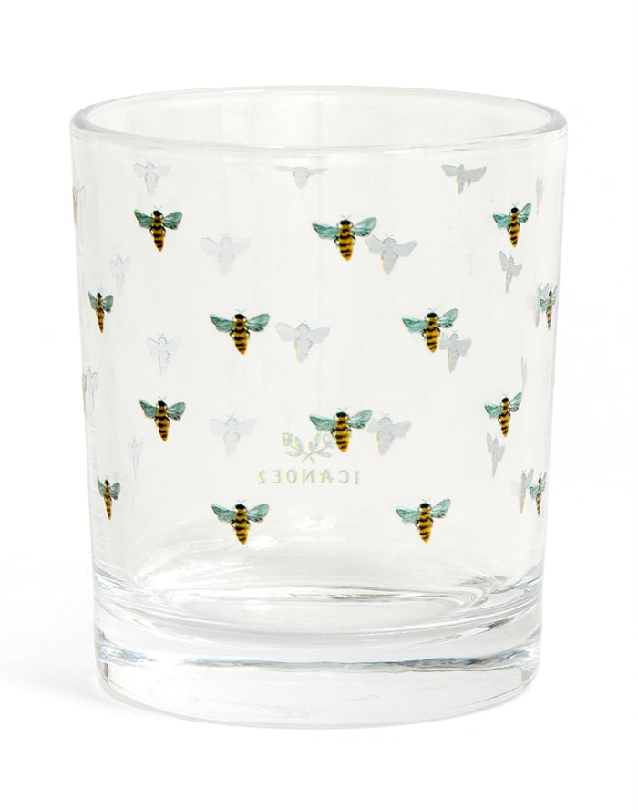 1 Canoe 2 "Honey Bees" Short Juice Glass