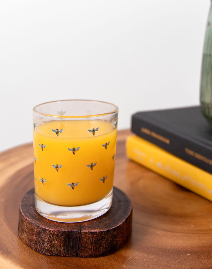 1 Canoe 2 "Honey Bees" Short Juice Glass