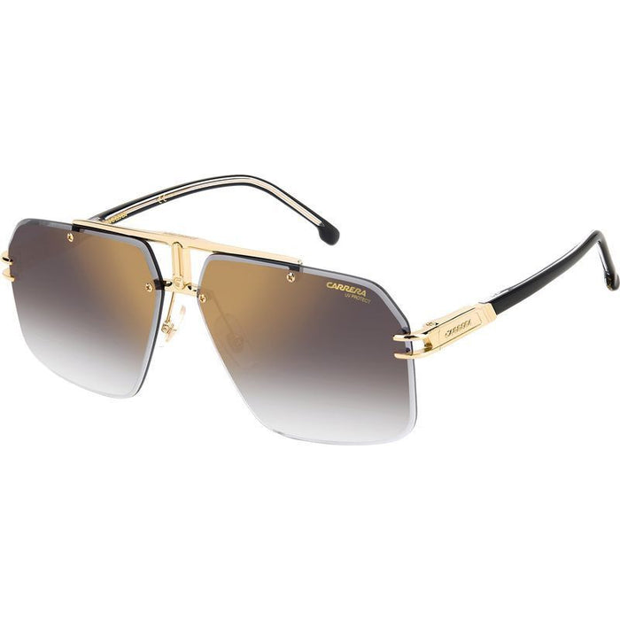 1054/S, Gold and Black/Grey Gold Gradient Mirror Lenses