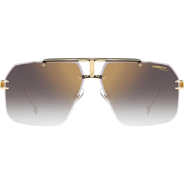 1054/S, Gold and Black/Grey Gold Gradient Mirror Lenses