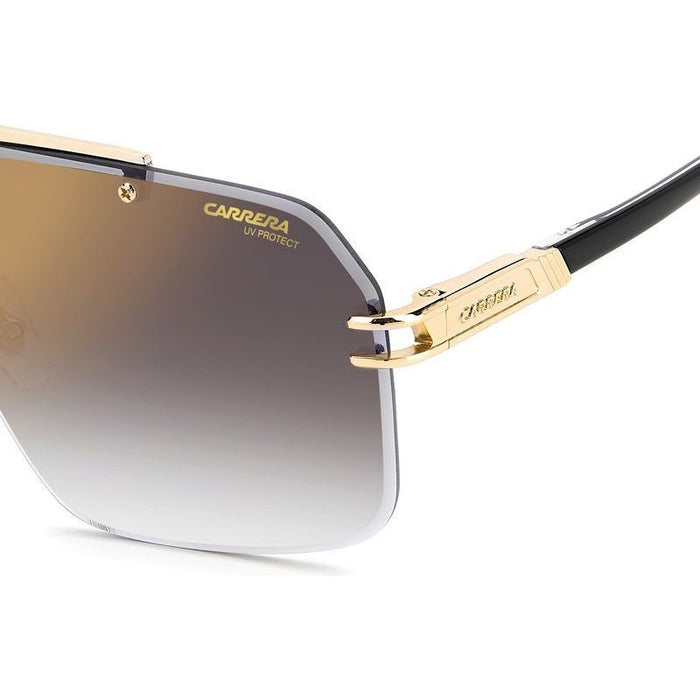 1054/S, Gold and Black/Grey Gold Gradient Mirror Lenses