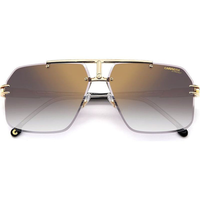 1054/S, Gold and Black/Grey Gold Gradient Mirror Lenses