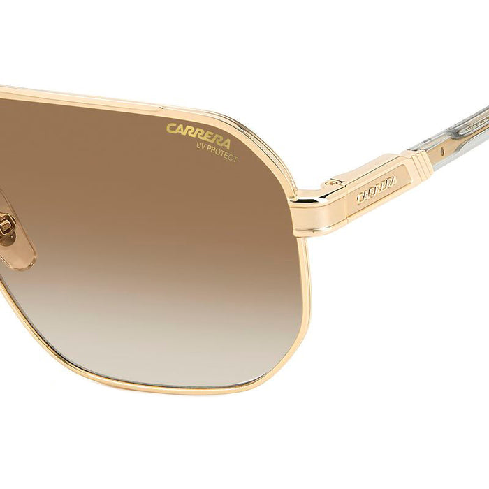 1062/S, Gold/Black Brown Green Gradient Lenses