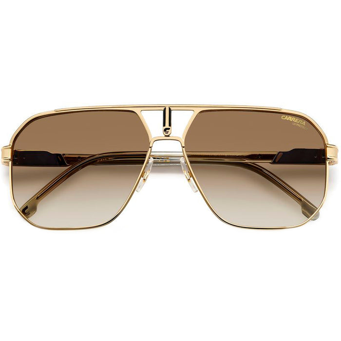 1062/S, Gold/Black Brown Green Gradient Lenses