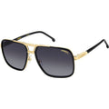 1071/S, Black and Gold/Dark Grey Gradient Lenses