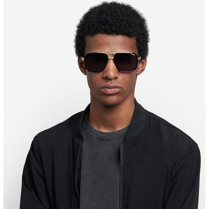 1071/S, Black and Gold/Dark Grey Gradient Lenses
