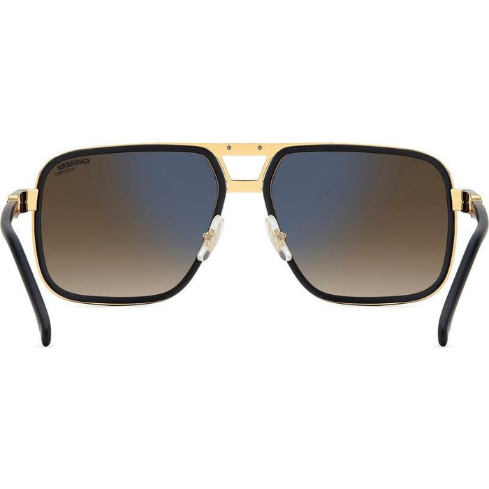 1071/S, Matte Black and Gold/Black Brown Green Gradient Lenses