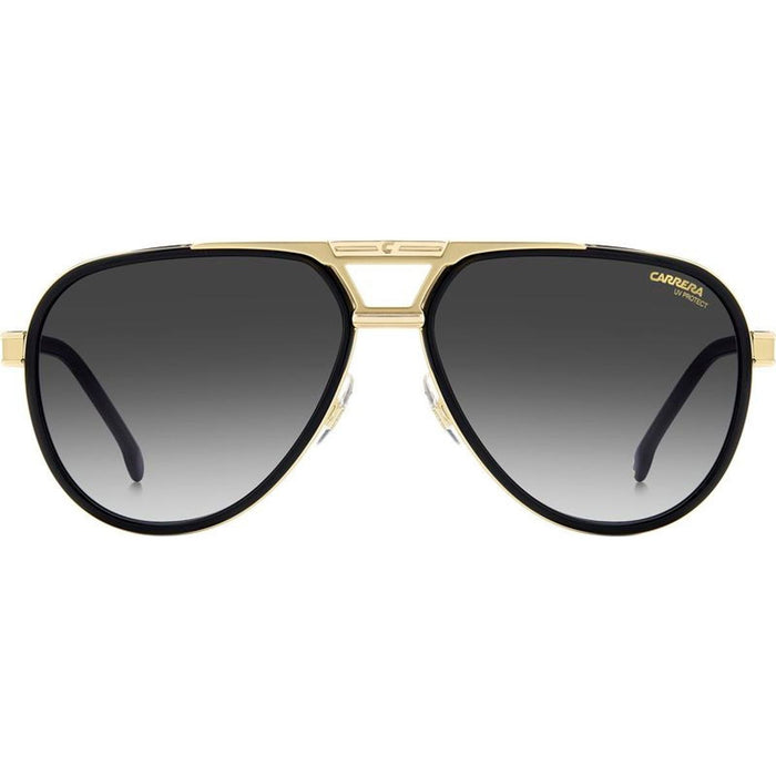 1076/S, Black and Gold/Dark Grey Gradient Lenses