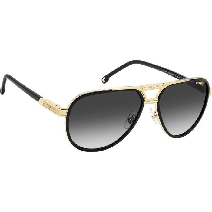 1076/S, Black and Gold/Dark Grey Gradient Lenses