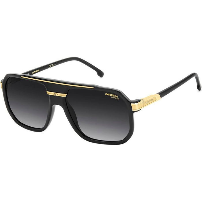 1077/S, Black and Gold/Dark Grey Gradient Lenses