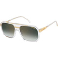 1077/S, Crystal and Gold/Green Gradient Lenses