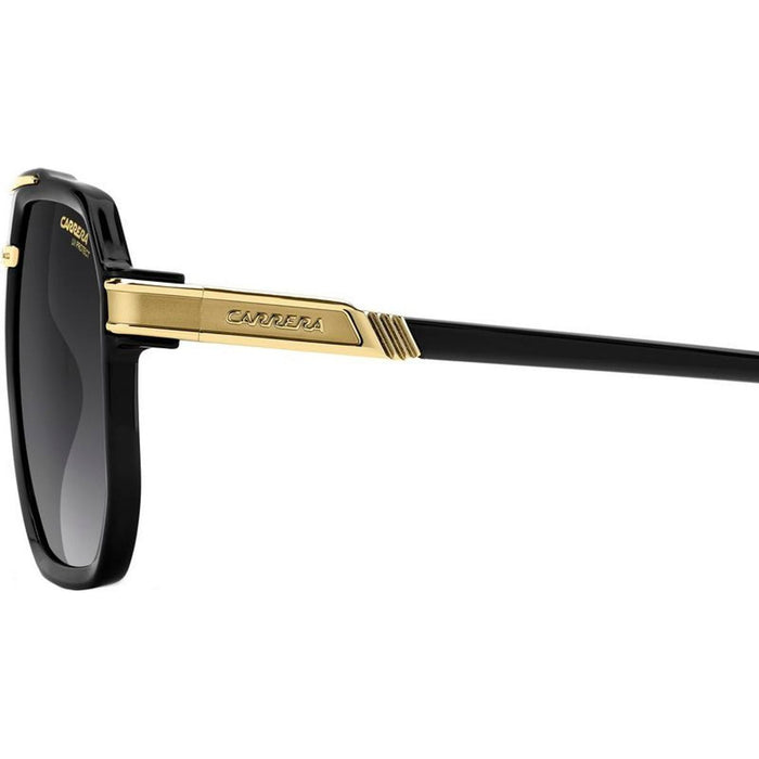 1077/S, Black and Gold/Dark Grey Gradient Lenses