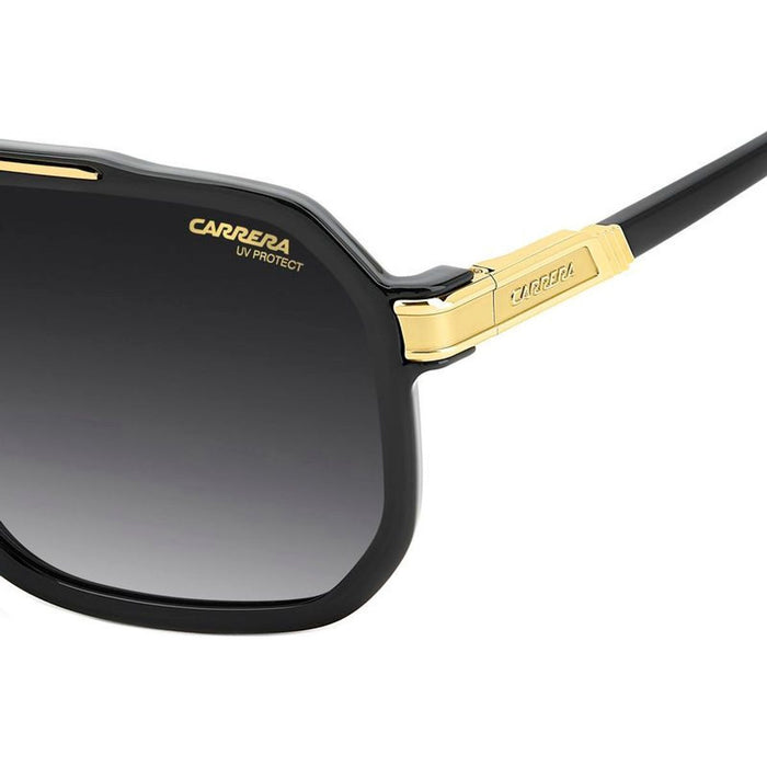 1077/S, Black and Gold/Dark Grey Gradient Lenses