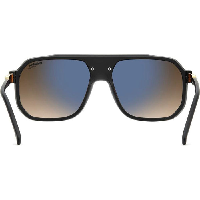 1077/S, Matte Black and Gold/Brown Gradient Lenses