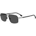 1603/S, Matte Black and Silver/Grey Lenses