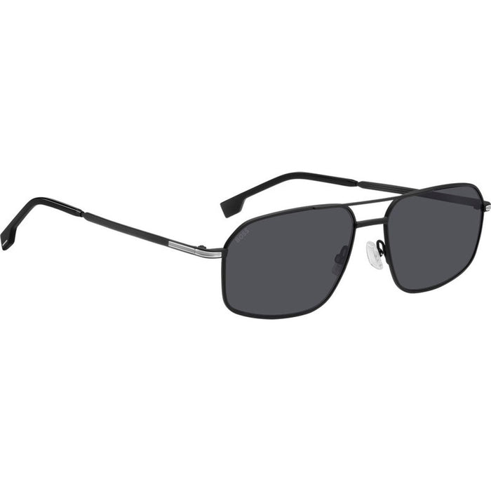 1603/S, Matte Black and Silver/Grey Lenses