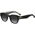 1717/S, Black Striped White/Grey Gradient Lenses