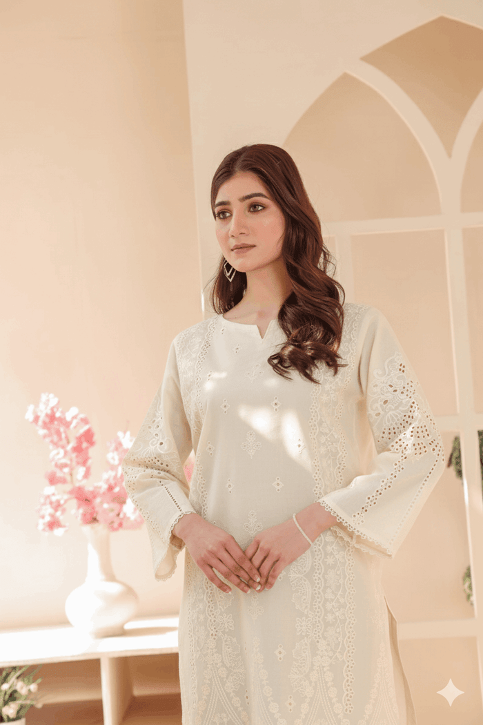 2 Piece – Embroidered Cotton Suit  43 - Nishat Creative Store