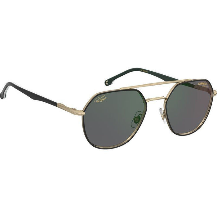 303/S/Pat, Gold Green/Green Grey Gradient Polarised Lenses