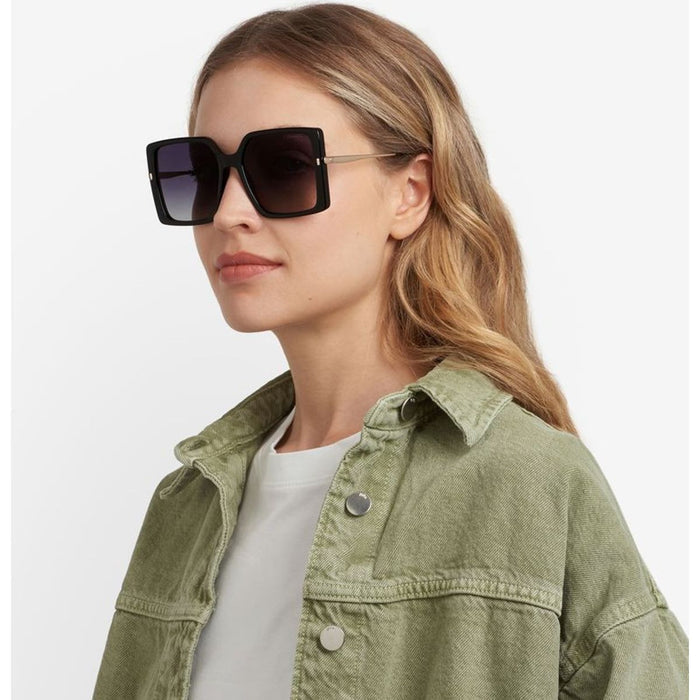 3070/S, Black and Gold/Dark Grey Gradient Lenses