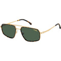 338/S, Gold and Brown Havana/Green Lenses
