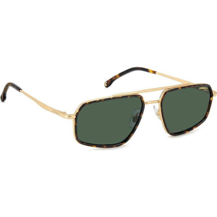338/S, Gold and Brown Havana/Green Lenses