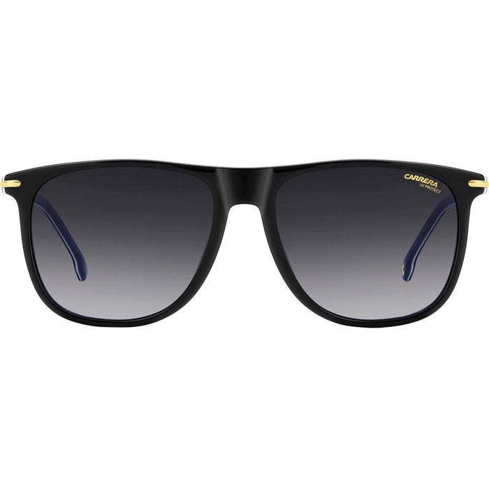 349/S, Black and Blue Horn/Dark Grey Gradient Lenses