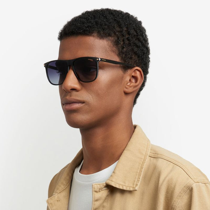 349/S, Black and Blue Horn/Dark Grey Gradient Lenses