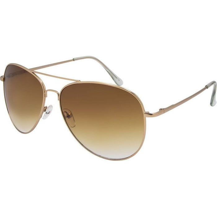3502, Matte Gold/Brown Gradient Lenses