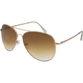3502, Matte Gold/Brown Gradient Lenses