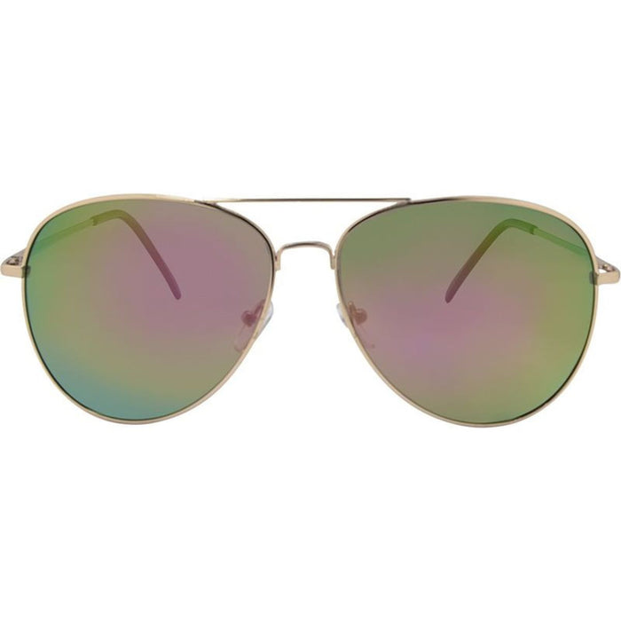 3502, Gold/Pink Mirror Polarised Lenses