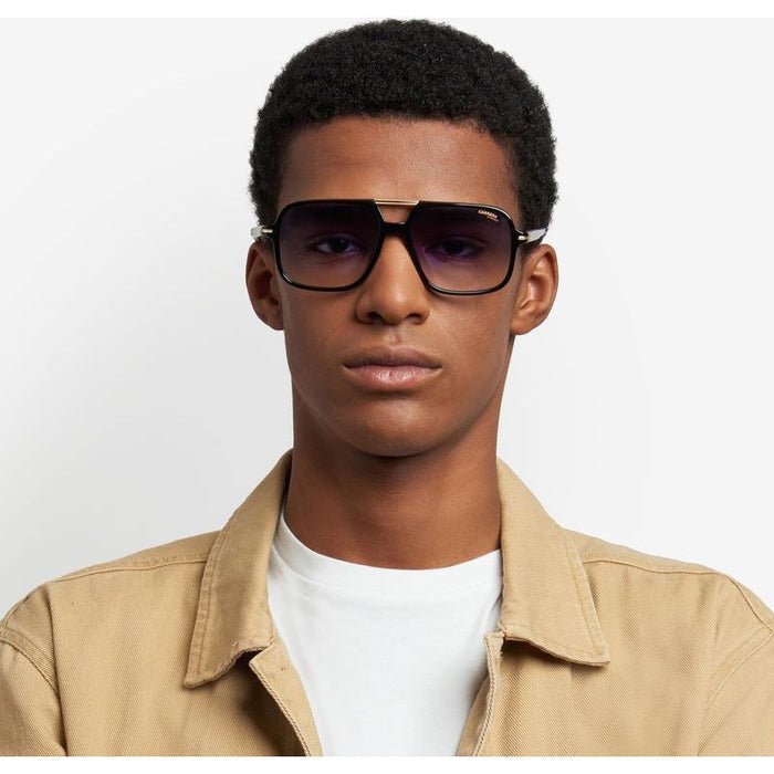 350/S, Black Gold/Dark Blue Gradient Lenses