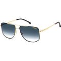 355/S, Gold Black/Dark Blue Gradient Lenses