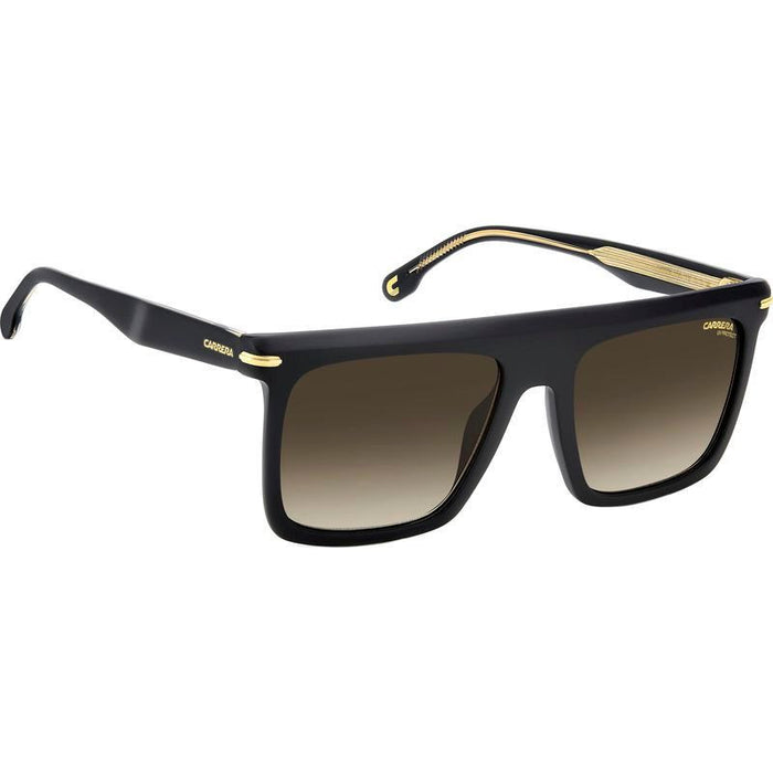 359/S, Matte Black Gold/Black Brown Gradient Lenses