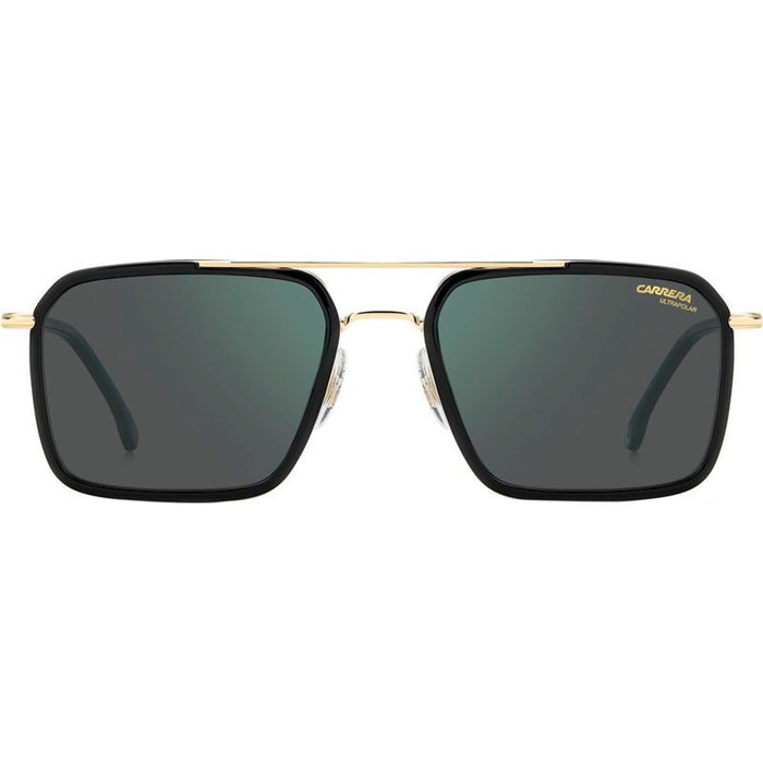 362/S, Black and Gold/Grey Green Mirror Polarised Lenses