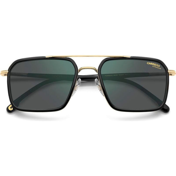 362/S, Black and Gold/Grey Green Mirror Polarised Lenses