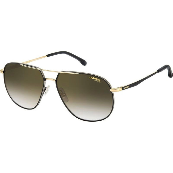 363/S, Gold and Black/Green Gradient Gold Mirror Lenses