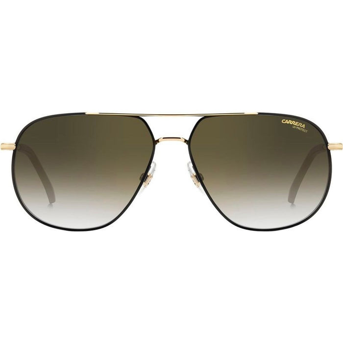 363/S, Gold and Black/Green Gradient Gold Mirror Lenses