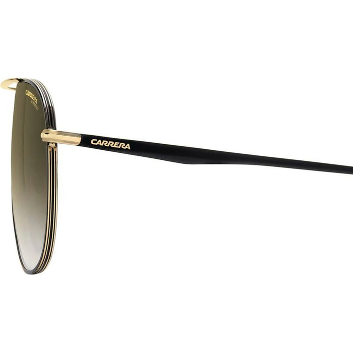 363/S, Gold and Black/Green Gradient Gold Mirror Lenses