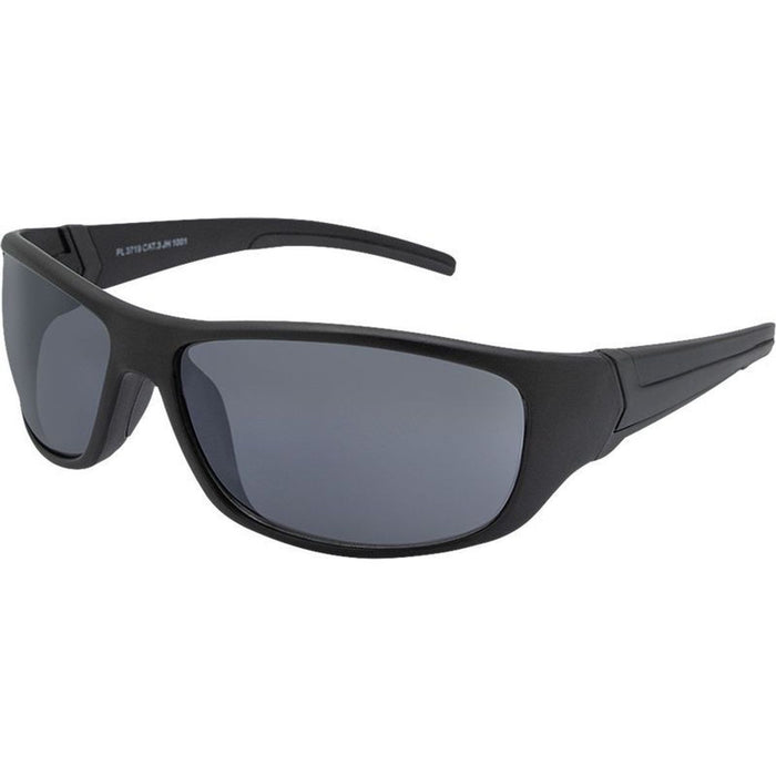3719, Matte Black/Smoke Flash Mirror Lenses
