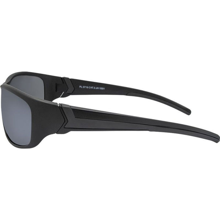 3719, Matte Black/Smoke Flash Mirror Lenses