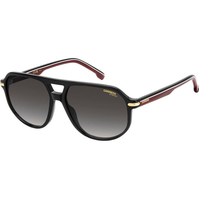375/S, Black and Red/Dark Grey Gradient Lenses