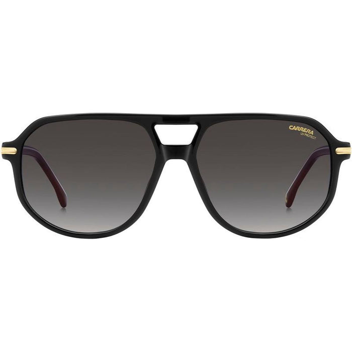 375/S, Black and Red/Dark Grey Gradient Lenses