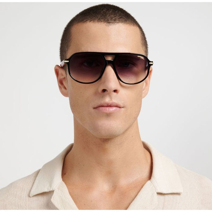 375/S, Black and Red/Dark Grey Gradient Lenses