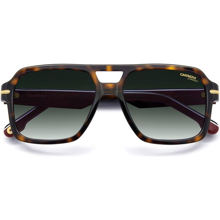 377/S, Dark Havana/Green Gradient Lenses