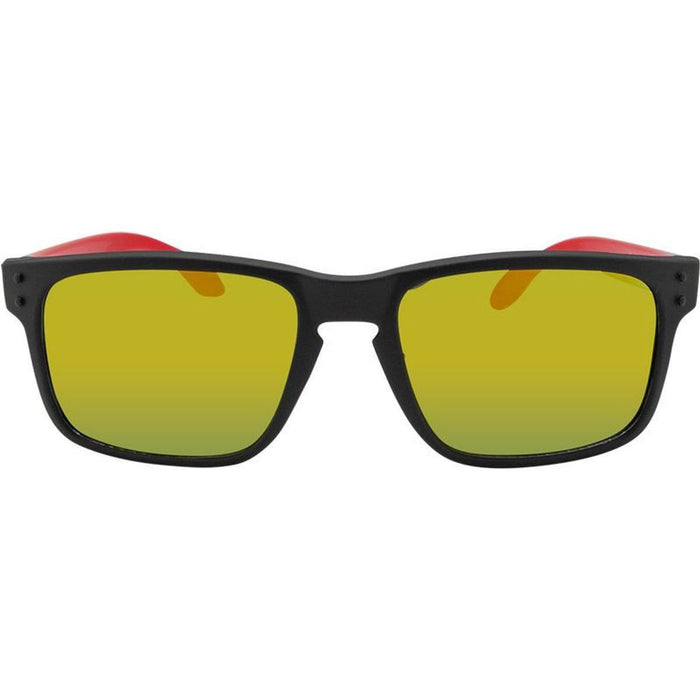 3829, Black Red/Orange Mirror Lenses
