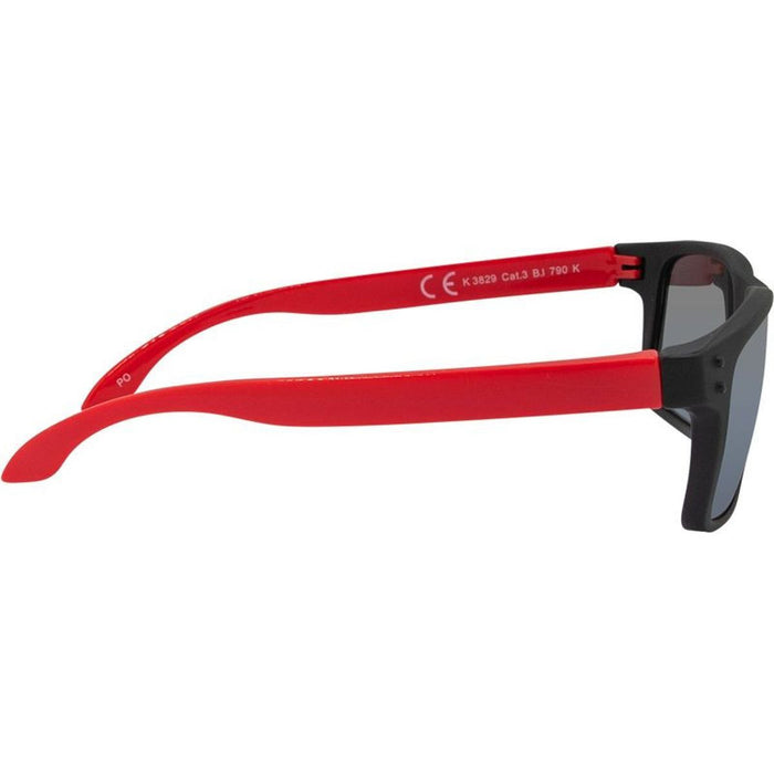 3829, Black Red/Orange Mirror Lenses