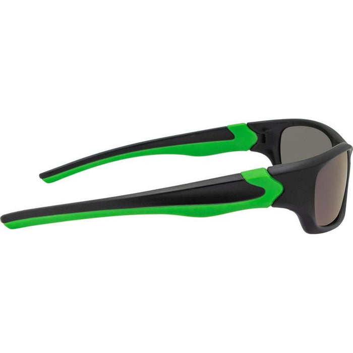 3959, Matte Black/Green Blue Mirror Lenses