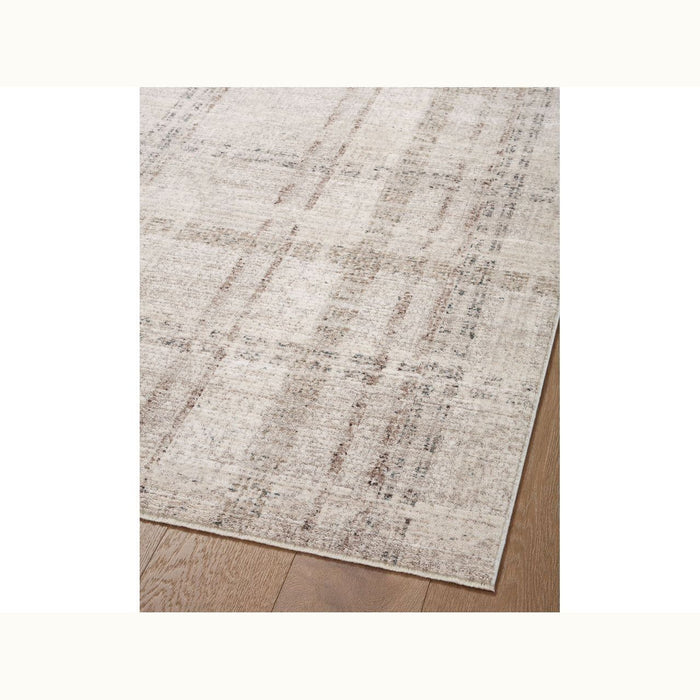 5'3" x 7'6" Ivory Multi Plaid